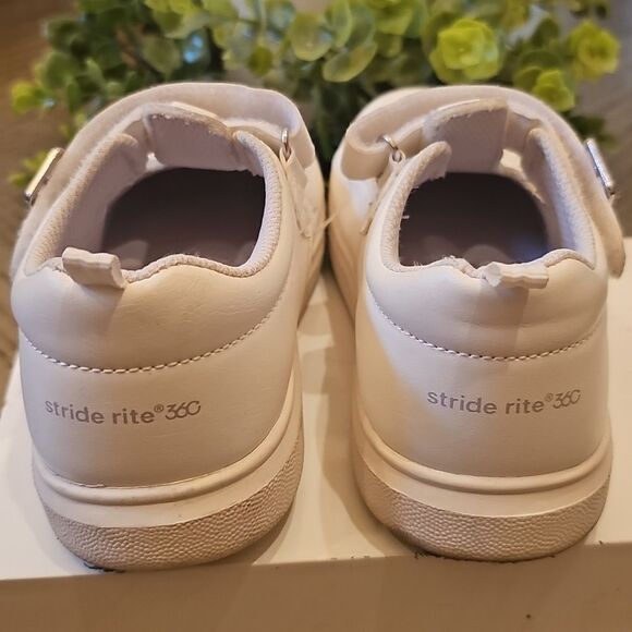 Stride Rite Mary Jane White Shoes Size 12 - Picture 5 of 9